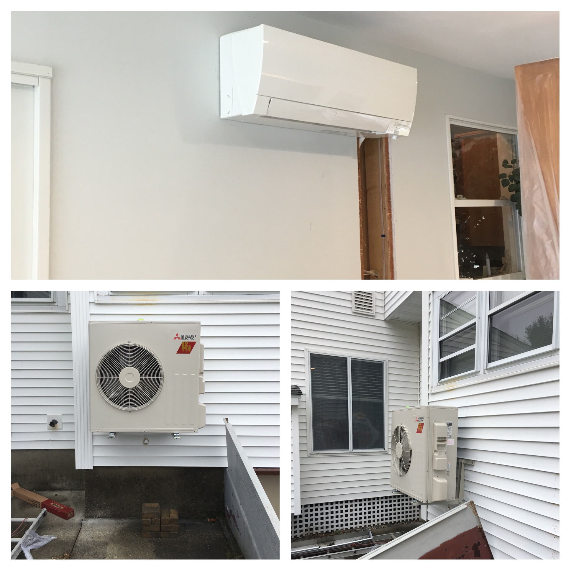 mitsubishi air conditioner installation